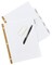 Avery Big Tab Write & Erase Dividers, 5 White Tabs, 5 Sets of 23075